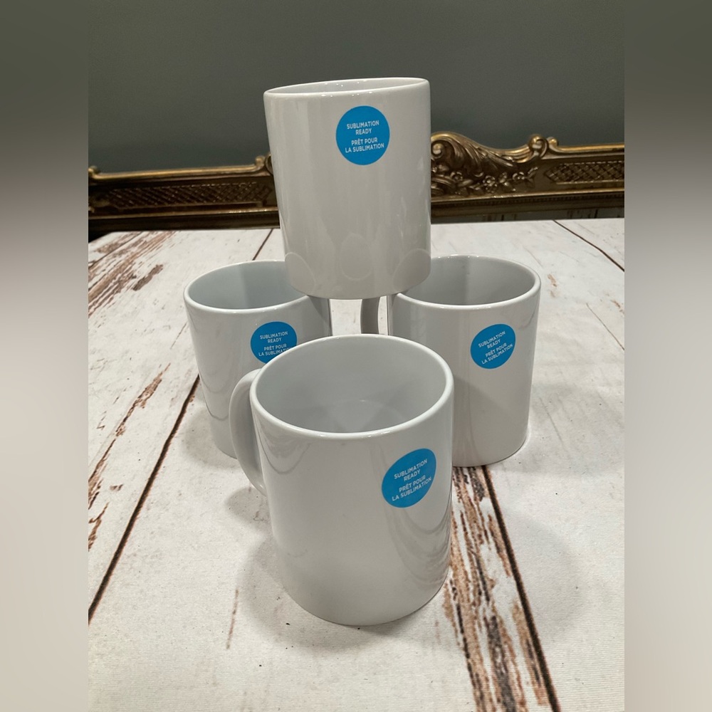 NEW FOUR SUBLIMATION MUGS BY MAKE‎ MARKET